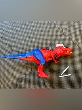 Spiderman T-Rex Dinosaur Figure